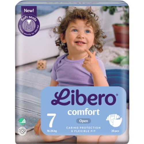 Blöjor Comfort Strl 7 16-26kg 28-p Libero