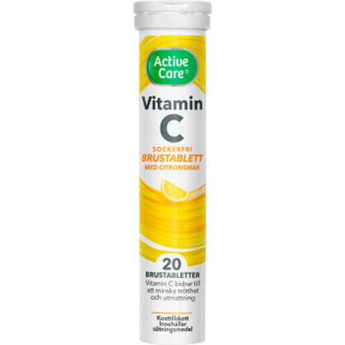 Brustablett C-vitamin Citron Sockerfri 20-p Multiplex