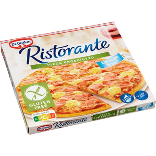 Pizza Ristorante Prosciutto Glutenfri Fryst 345g Dr. Oetker