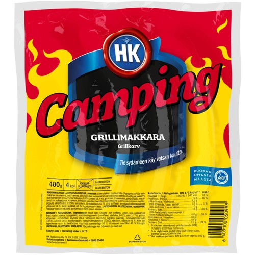 Grillkorv Camping 400g HKScan Finland