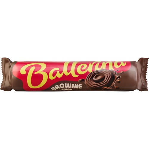 Söta kex fyllda kakor Browniesmak 205g Ballerina