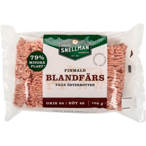Blandfärs ca 700g Familjen Snellman