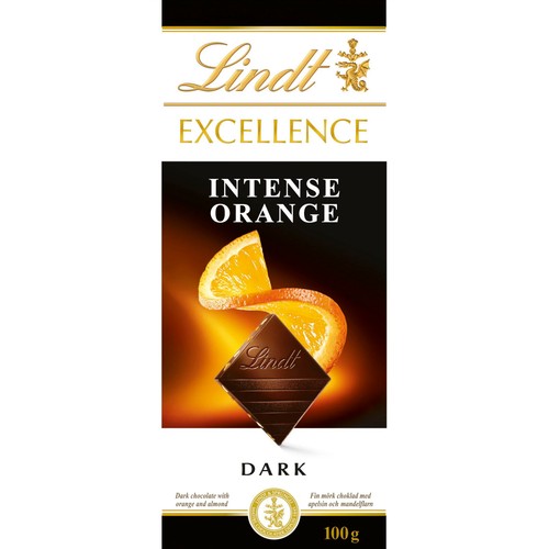 Chokladkaka Excellence Orange Mörk 100g Lindt