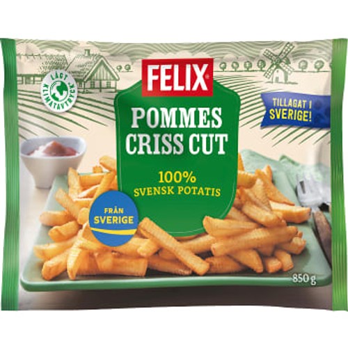 Pommes Criss Cut Fryst 850g Felix