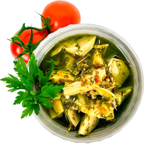 Kronärtskocka Marinerad 125g Delikatessen