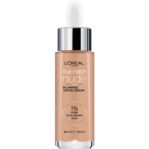 True Match Nude Plumping Tinted Serum Light-Medium 3,4 30ml L’Oréal Paris