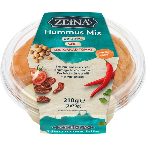 Hummus Mix tre smaker 210g Zeinas