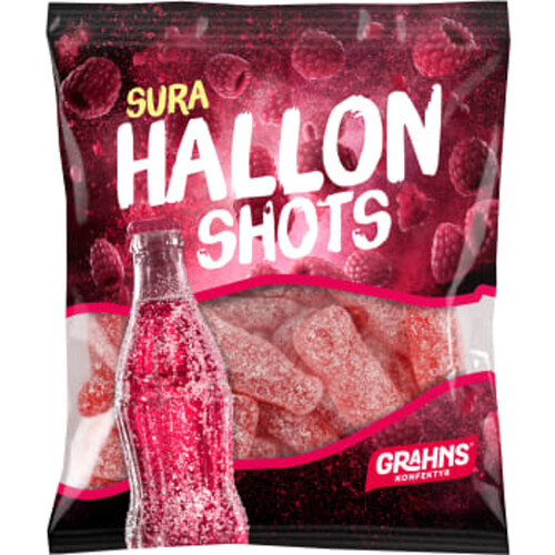 Godispåse Sura Hallonshots 80g Grahns