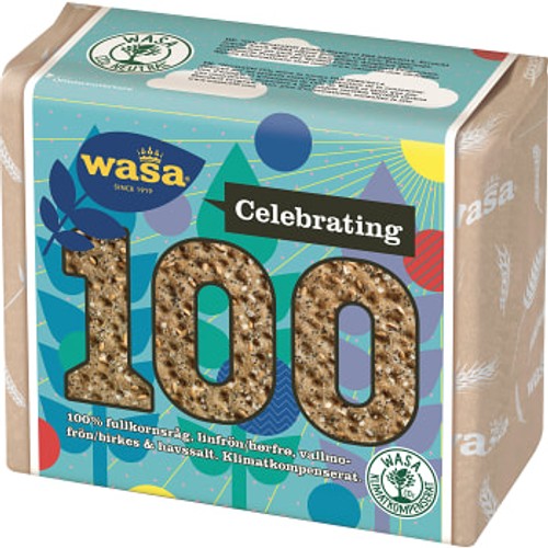 Knäckebröd 100 Frön & Havssalt 245g Wasa
