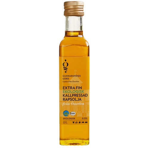 Kallpressad Rapsolja KRAV 250ml Gunnarshögs Gård