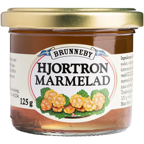 Hjortronmarmelad 125g Brunneby