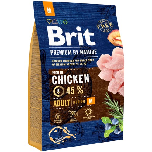 Hundmat Adult Kyckl vux hund 3000 Gram Brit Premium
