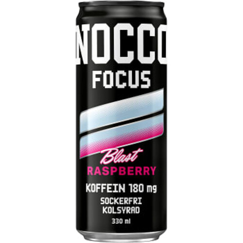 Energidryck Focus Raspberry Blast 330ml Nocco