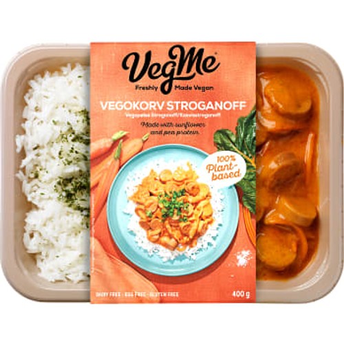 Färdigmat Vego Korv Stroganoff 400g Vegme