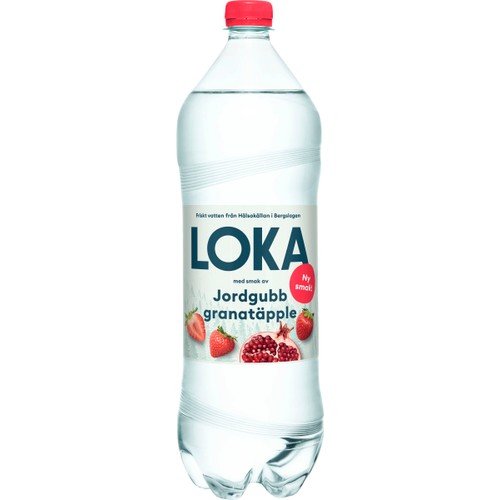 Vatten Kolsyrat Jordgubb Granatäpple 1,5l Loka