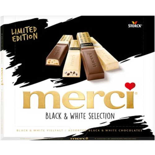 Chokladpraliner Black & White 240g Merci