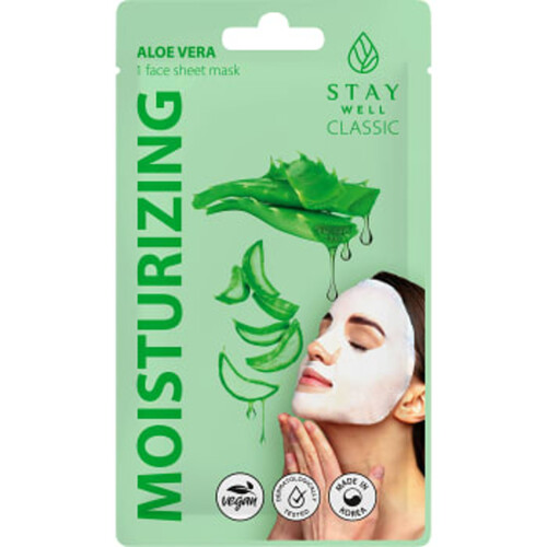 Ansiktsmask Classic Aloe Vera Mask 1-p Stay Well