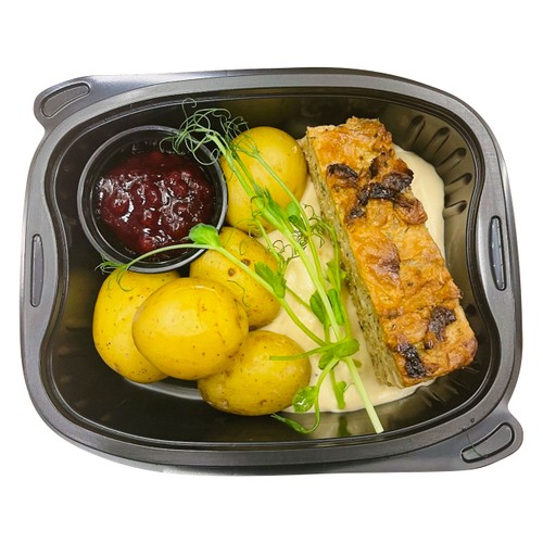 Kålpudding med Gräddsås & Potatis