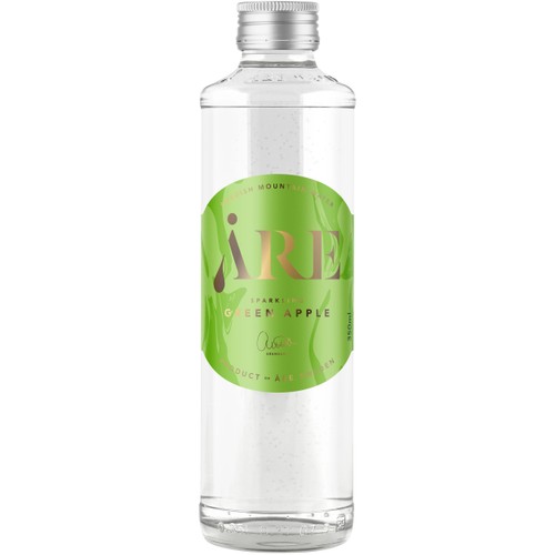 Vatten Kolsyrat Med Smak Av Grönt Äpple 350ml Åre Water