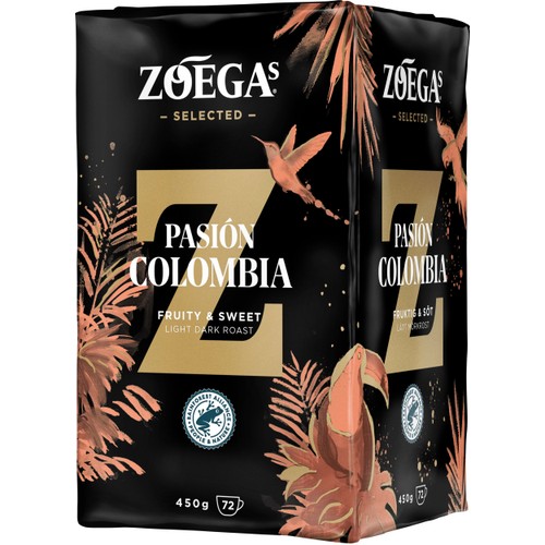 Pasión colombia Bryggkaffe 450g Zoegas