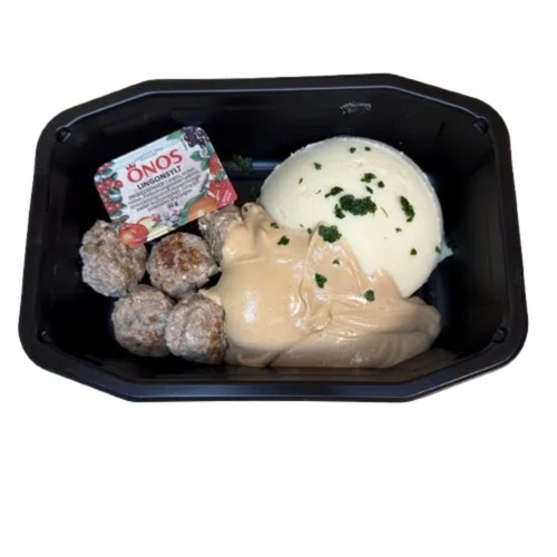 Köttbullar med mos och lingonsylt