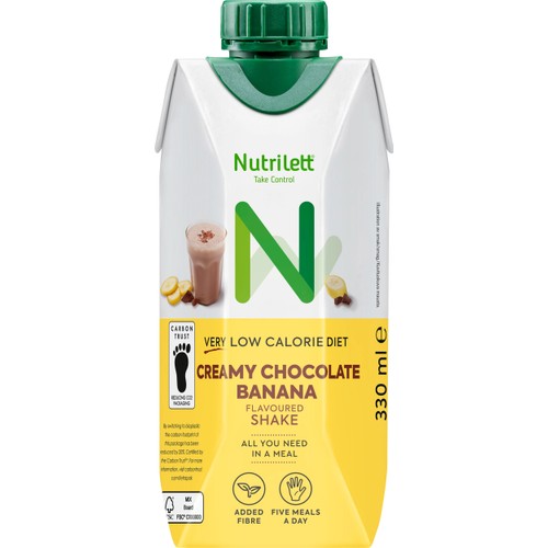 Chocolate Banana Dryck Viktkontroll 330ml Nutrilett