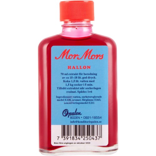 Saftessens Mormors Hallon 70ml Opalen