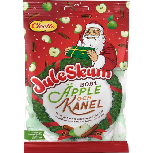 Juleskum Äpple Kanel 100g Cloetta