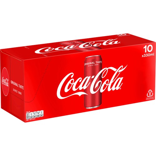 Läsk 33cl 10-p Coca-Cola 