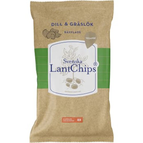 LantChips Dill & Gräslök Räfflade 200g LantChips