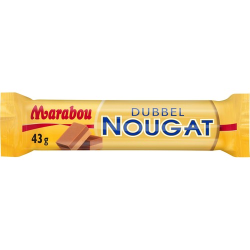 Choklad Dubbel nougat 43g Marabou