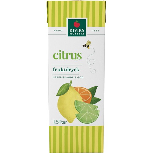 Citrusdryck Drickfärdig 1,5l Miljömärkt Kiviks