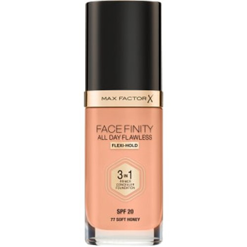 Foundation 3 in 1 Face Finity nr 77 Soft honey 30ml Max Factor