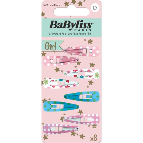 Hårklämma Kids 8-pack BaByliss