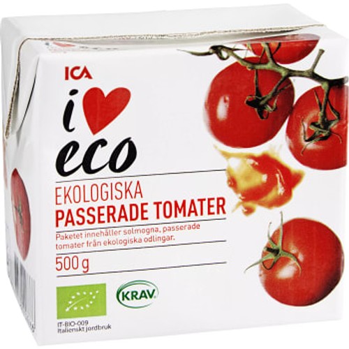 Passerade Tomater 500g KRAV ICA I love eco