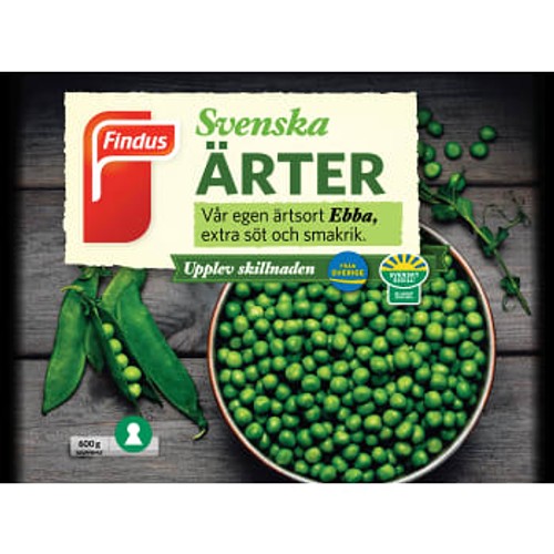 Ärter Fryst 600g Findus