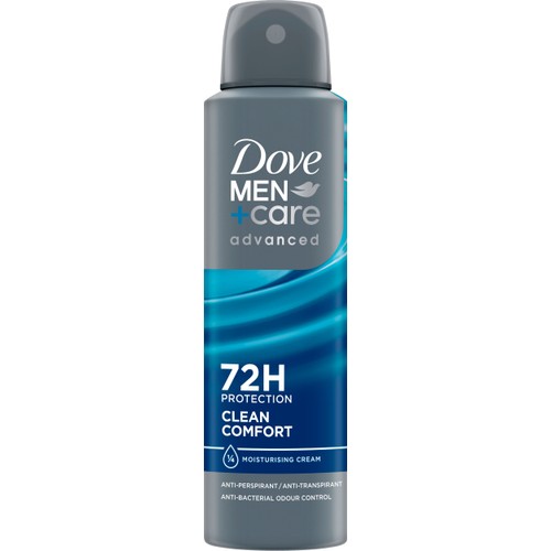 Deodorant 72h Advanced Clean Comfort Spray 50ml Dove Men Care
