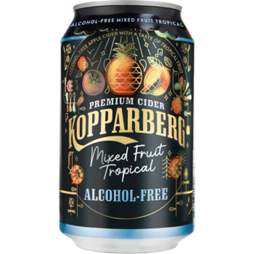 Cider Tropical alkoholfri 33cl Kopparbergs