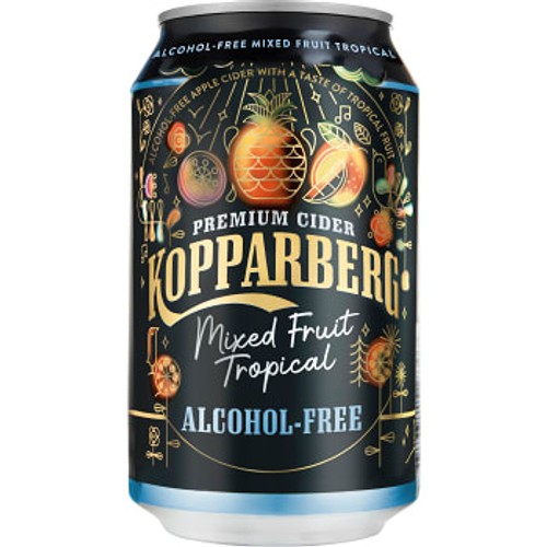 Cider Tropical alkoholfri 33cl Kopparbergs