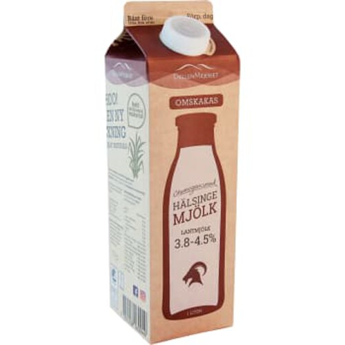 Hälsingemjölk Lantmjölk 3,8-4,5% 1l Dellen Mejeriet