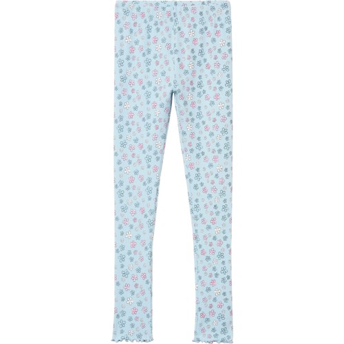 Ribleggings ljusblå 86/92 mywear