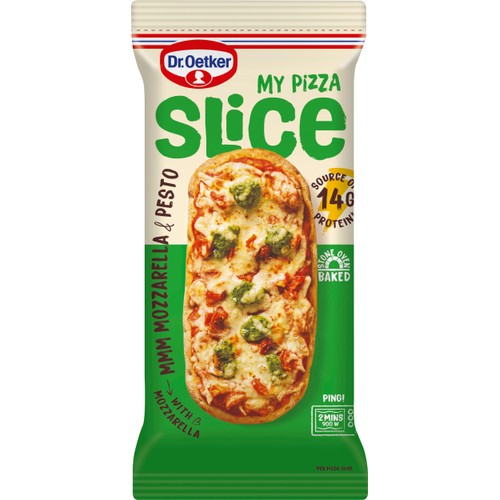 My pizza slice Mozzarella & pesto 170g Dr. Oetker