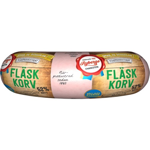 Fläskkorv Kokt 300g Rybergs