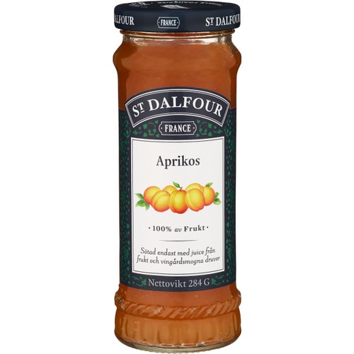Marmelad Aprikos utan tillsatt socker 284g St.Dalfour