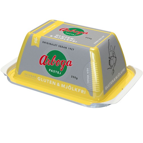 Pastej Skivbar Gluten Mjölkfri 250g Arboga