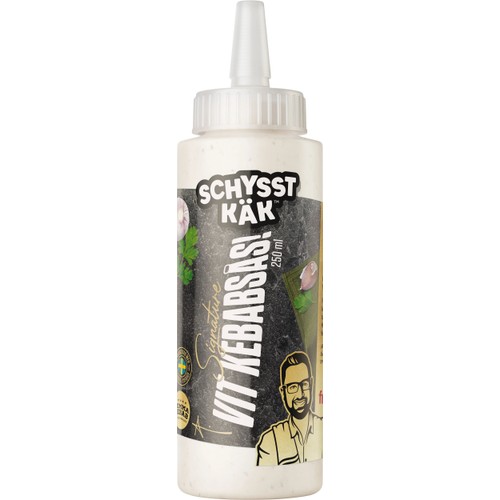 Kebabsås Vit 250ml Schysst käk
