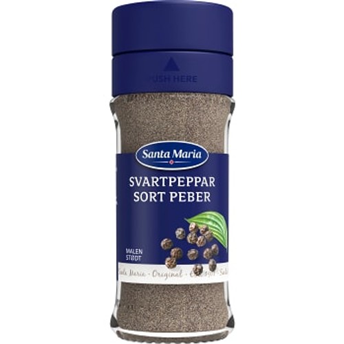 Svartpeppar Malen 31g Santa Maria