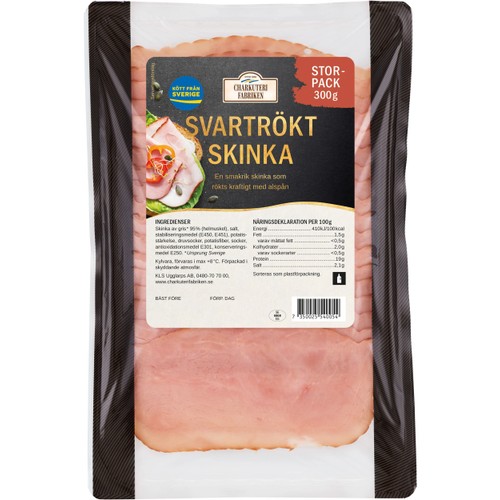 Skinka Svartrökt 300g Charkuterifabriken