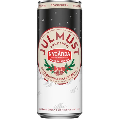 Julmust Sockerfri 33cl Nygårda