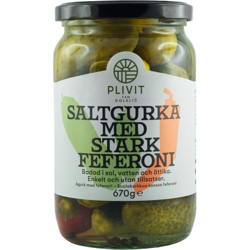 Saltgurka Stark 670g Plivit